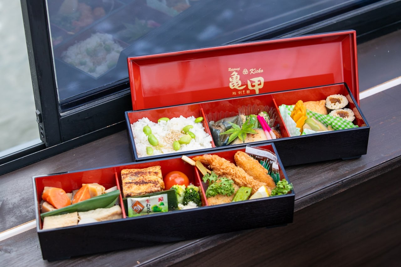 船上でご提供する季節の弁当